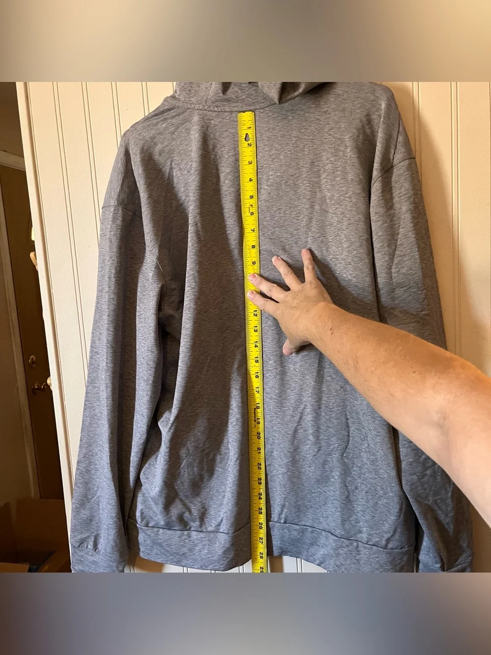Nike Dri-Fit Full Zip Hooded Sweatshirt Track Jacket Size Large Gray